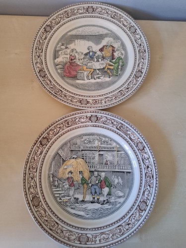 Vintage charles dickens plates - charles,