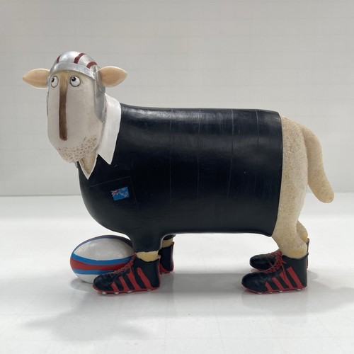 Ewe and sporting rams sheep - and,