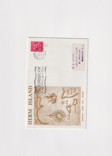 Herm island 1969 fdc - herm,