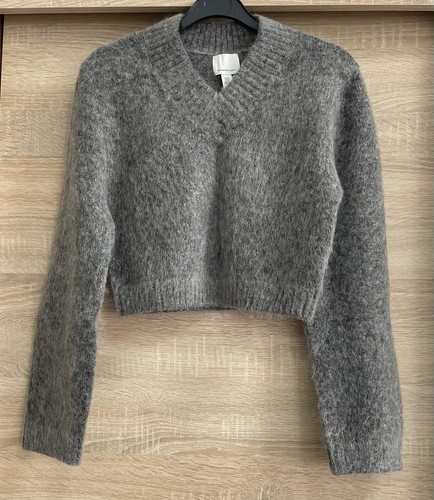 Women grey cropped - h&m, women's