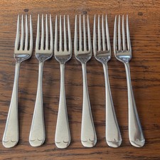 6 Antique Silver Plated Old