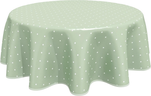 Round oilcloth pvc - wipe, clean