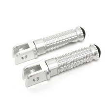 FOR SUZUKI SV650 / S 99-15 14 13 SILVER MPRO FRONT MOTORCYCLE FOOT PEGS