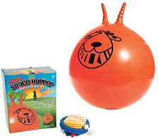 LARGE EXERCISE RETRO SPACE HOPPER PLAY BALL TOY KIDS GAME 60CM