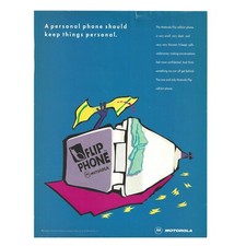 Motorola Flip Phone Print Ad