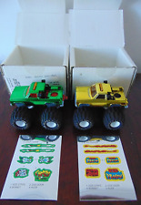 Two Majorette 1:62 Chevrolet Blazer 4x4 Monster Truck Red Dragon & Crazy Horse