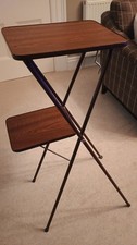 Vintage Folding 2 Tier Metal