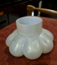 Kralik Art Nouveau Pearlescent Glass Rose Bowl