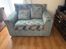 Next snuggle chair sofa blue - next,
