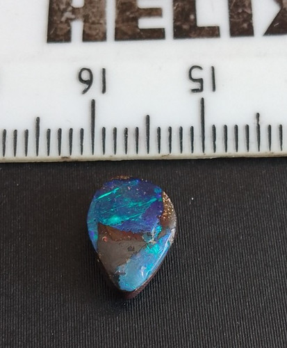 Australian opal doublet blue - opal, (blue