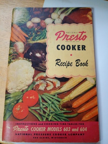 Presto cooker recipe book - recipe,