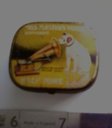 Gramophone needle tin - gramophone,