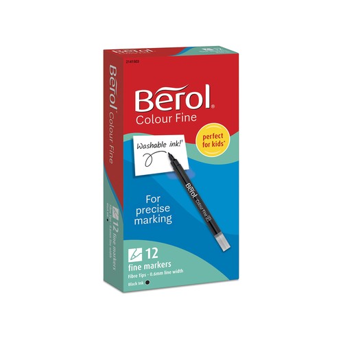 Berol colourfine marker pk12 - berol,