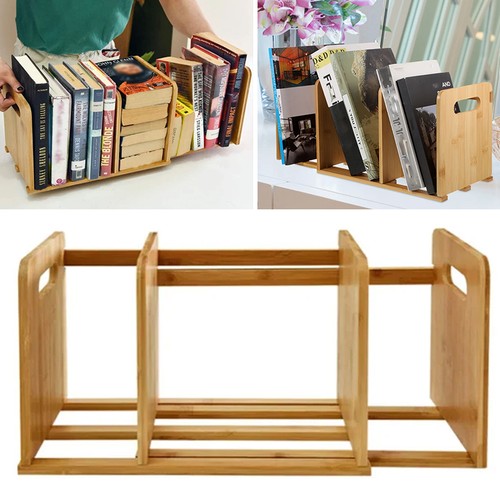 Bamboo desktop bookshelf - bamboo,