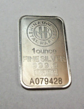 1 OZ. .999 SILVER BAR INGOT