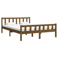 Bed Frame Home Wooden Bedroom