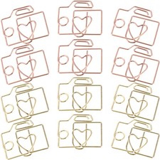  20 Pcs Shaped Paper Clips