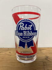 Pabst blue Ribbon Pint Glass PBR Classic Logo