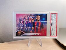 Neymar Jr Topps UCL Showcase 2016 Barcelona Pedigree Red /25 PSA 9 POP 1
