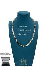 Mens 9ct Gold XP 8mm Lined
