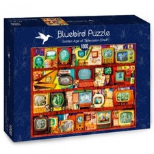 Golden Age of Television - Shelf - jigsaw puzzle 1000 pieces brand new Bluebird