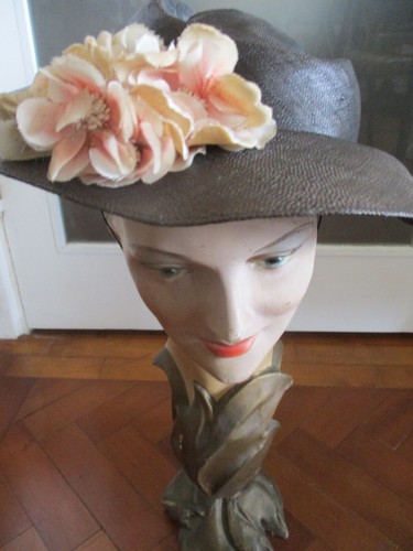 Beautiful vintage 1940s hat - 1940s,
