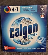 Calgon  4-in-1 Washing Machine Water Softener/cleaner  tablets  ( 5 -75 tabs)