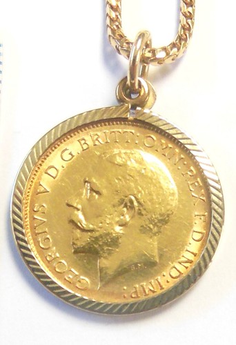 1915s gold sovereign - 1915s, 1/2