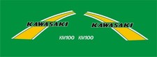 Kawasaki KM100 1976 Decal Kit