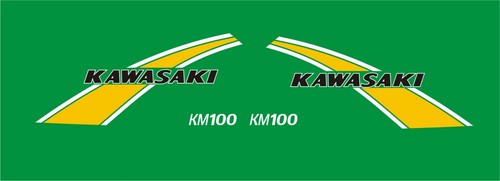 Kawasaki km100 1976 decal kit - 1976,