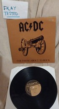 ACDC For Those Who Are About To Rock (We Salute You) MASTERDISK 1ST Press Exc