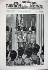 Original Old Antique Print
