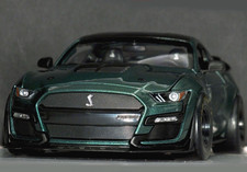 1:18 Custom 2020 FORD MUSTANG SHELBY GT500 (Eruption Green) MODIFIED BULLITT GT