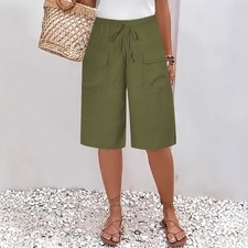 Ladies Womens Trousers Elastic