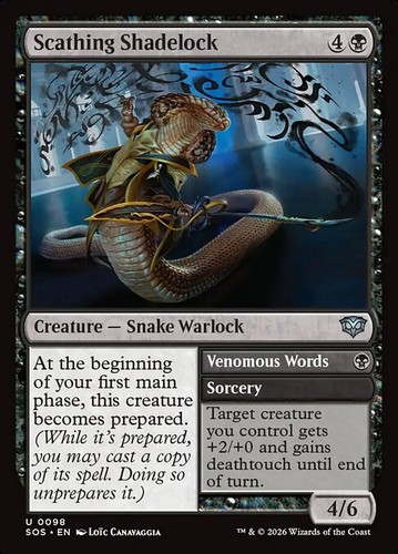 Mtg scathing shadelock - [mtg],