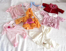 Zapf Creation Baby Chou Chou Clothes Bundle Dress, All in One, Coat & More
