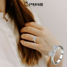 925 Sterling Silver Ribbon Bow