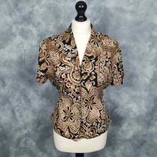 Vintage BHS Black/Beige Floral