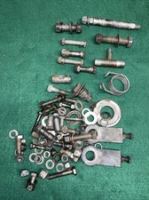 Triumph T140 TR7 Selection of Small Cycle Parts Used Bolts Spring Chain Adjuster
