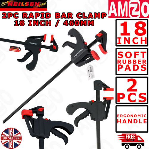 Neilsen 2pc quick grip - 2pc,