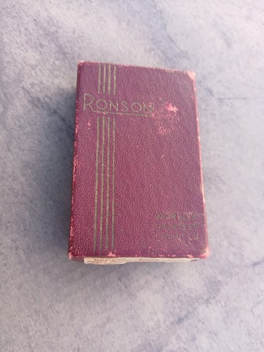 Vintage ronson gas lighter - ,