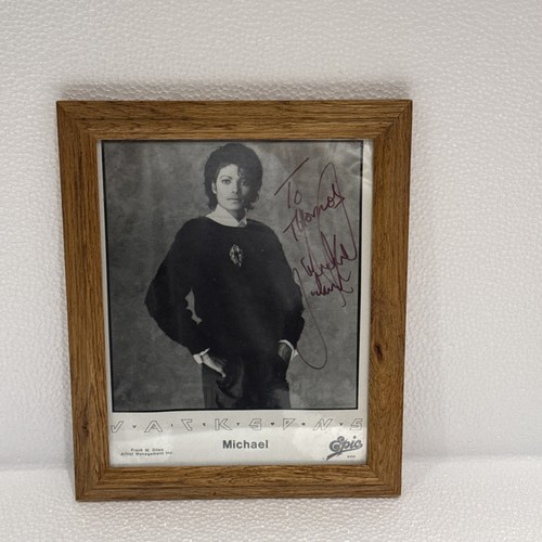 Michael jackson autographed - jackson,
