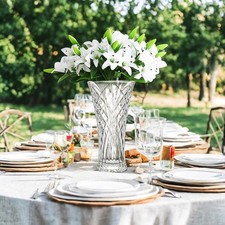 Glass Flower Vase 30CM Tall