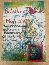 Joy Division rare Bowdon Vale