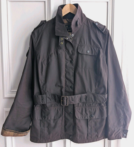 Barbour amelia belted waxed - amelia,