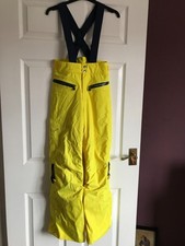 CHILD'S DECATHLON YELLOW PULL'N'FIT SKI TROUSERS - 12 YEARS (143-152CM) WEDZE