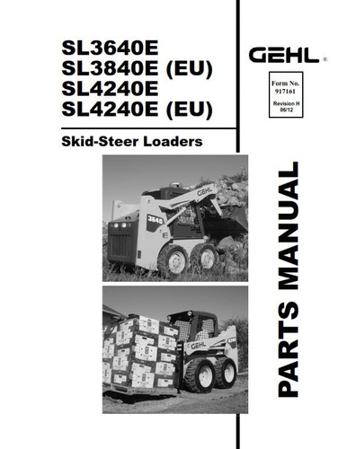 Gehl sl3640e sl3840e sl4240e - gehl,