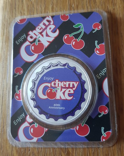 1oz silver cherry coke bottle - 1oz,