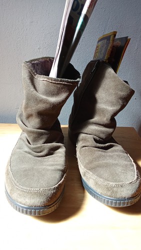 Hotter khaki suede pixie - khaki,