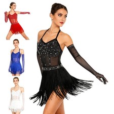 UK Women Latin Dance Bodysuit
